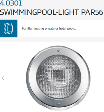 4.0301.00.00 SWIMMINGPOOL-LIGHT PAR56