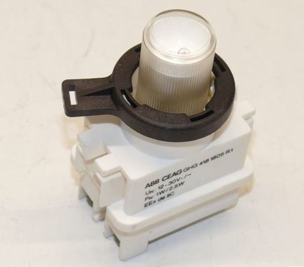 Kontaktblock & lampor för GHG 418 panelmontage