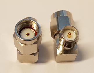 Adapter SMA/m RP - SMA/f RP Vinkel