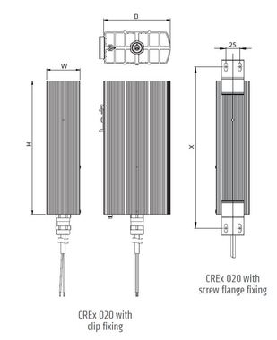 Värmeblock CREX 020 T3 50...250W