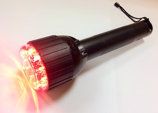 Handlampa QS-RV med rött & grönt signalljus