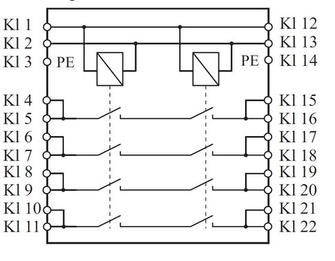 SR 853 Reläbox för Exp system