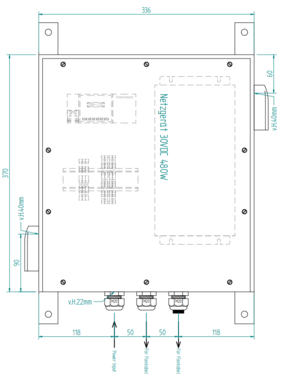 Styrenhet dimmer 480W Gummi