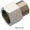 Adaptrar/Reduceringar Exd/Exe M, NPT, Pg
