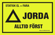 Skylt jordning